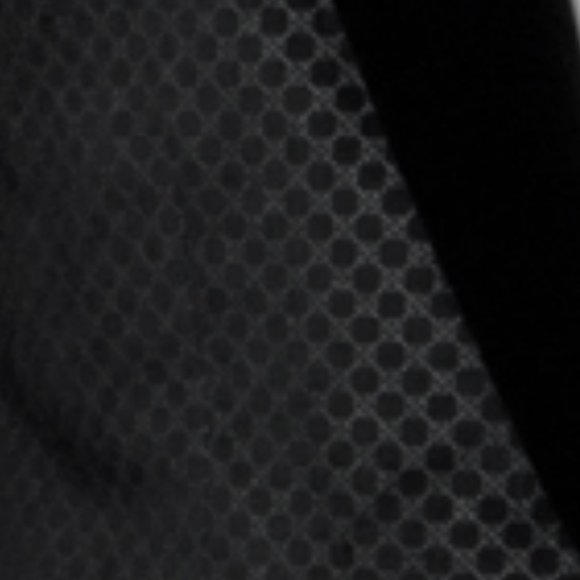 Luxurious Diamond Pattern Jacket (38S) Velvet Finish, Black - Picture 6 of 6